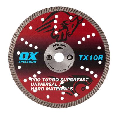 115mm Dia TX10R Superior Multi - Steel Diamond Blade Spectrum