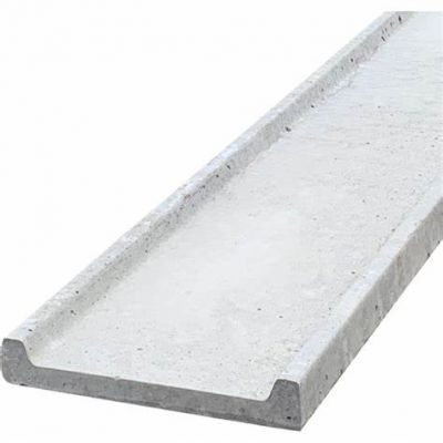 1.83m x 300mm Recessed Concrete Gravel Board (A)