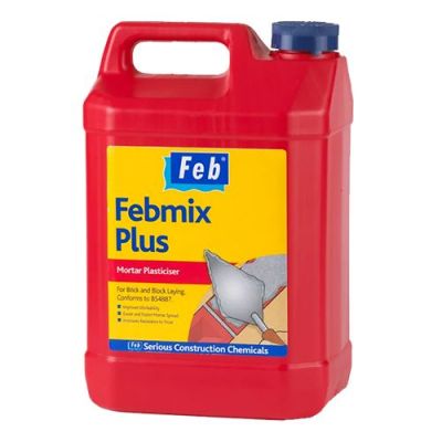 5ltr Febmix Plus Mortar Plasticiser