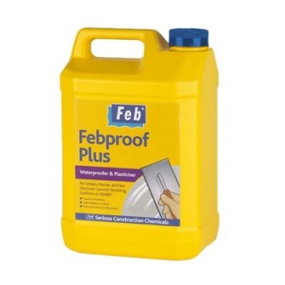 5ltr Febproof Plus Waterproofer & Plasticiser