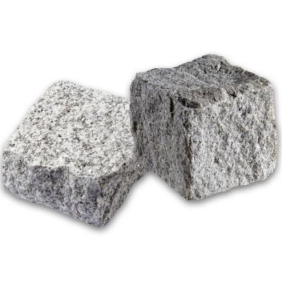 Granite Setts 100 x 100 x 100mm Silver