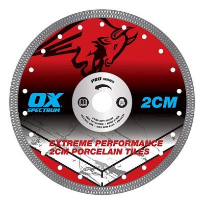 OX Pro 2CM Porcelain Cutting Blade - 300/20mm