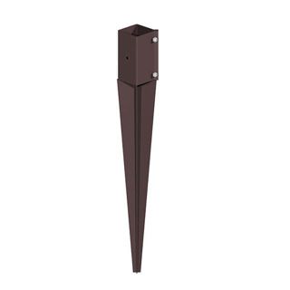 Swift Clamp 75mm Brown 600mm Post Support Spike